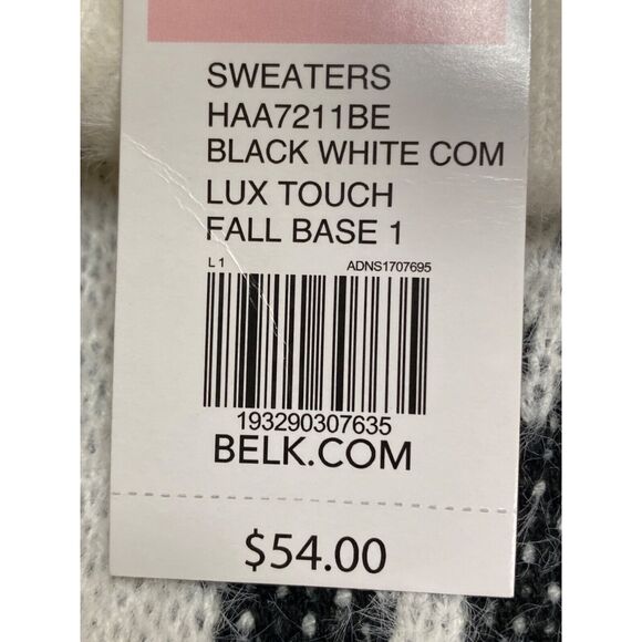 NWT Leopard Print Cowl Neck Sweater Women Sz S New Direction Lux Touch Soft - Picture 6 of 9